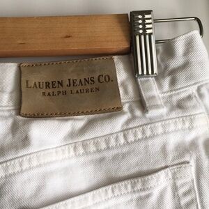 Lauren Jeans Co Ralph Lauren Jeans women’s size 2P 2 petite white 24” inseam